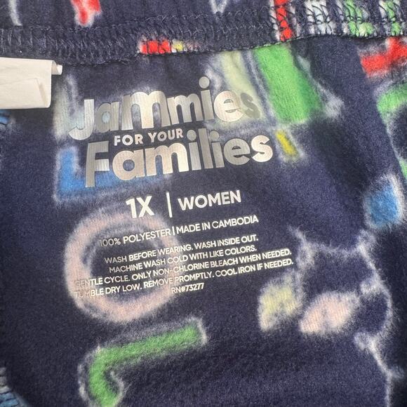 Jamies for Families Jingle All The Way Matching PJs Med, 1X, Christmas Red/Green - Picture 8 of 8